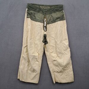 US Military M1951 Field Liner Trousers Khaki Wool Cotton Blend Mens XS Regular